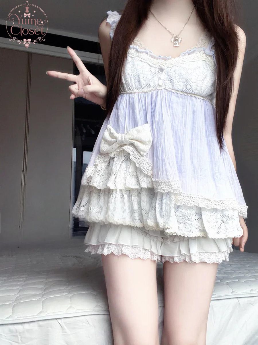 Coquette Ryousangata Dollcore  - Elastic Lace Trim 评论和价格