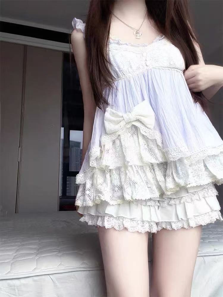 Coquette Ryousangata Dollcore  - Elastic Lace Trim 评论和价格