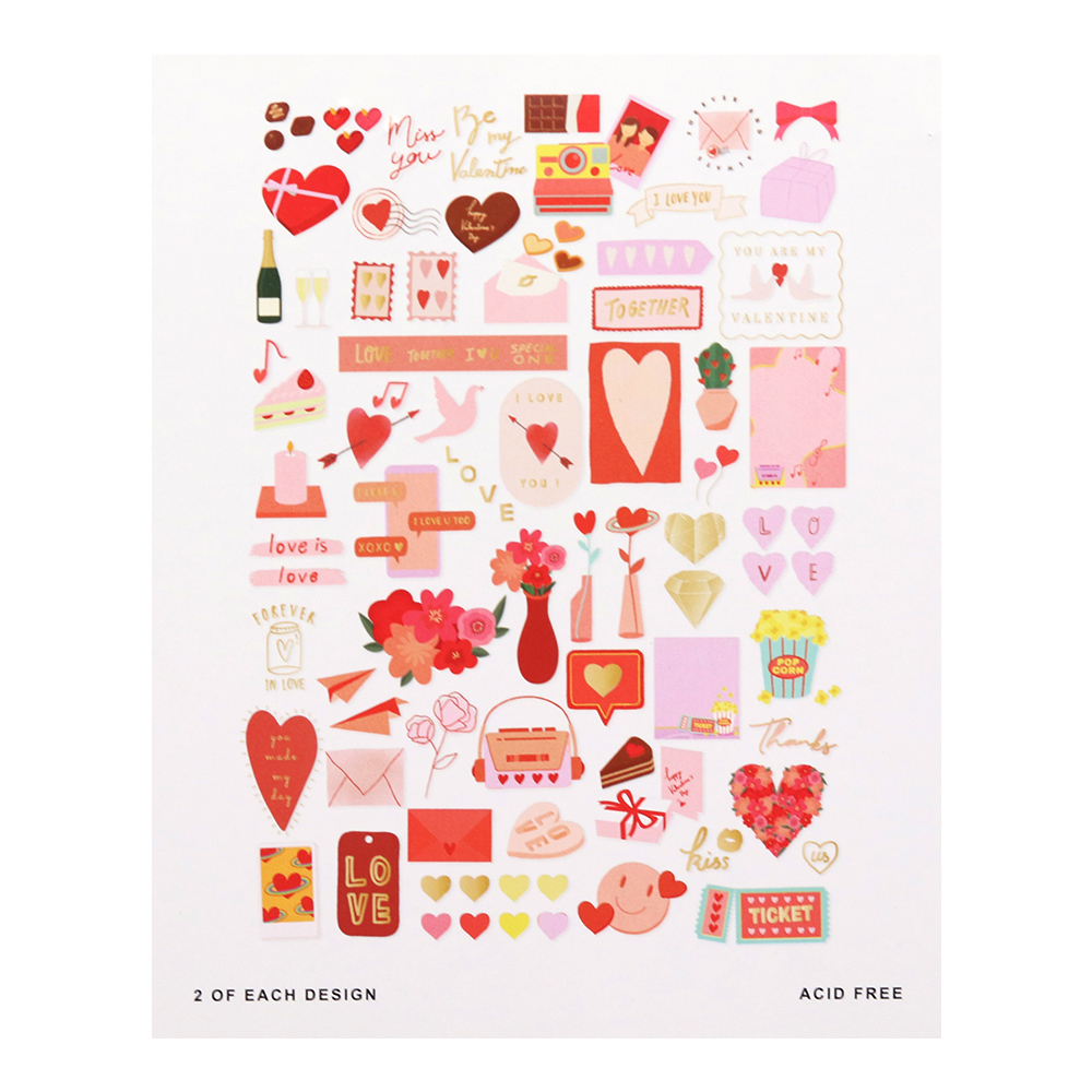 Creative Path 140pcs Pink Red  - Embellishments For Scrapbooking 评论和价格