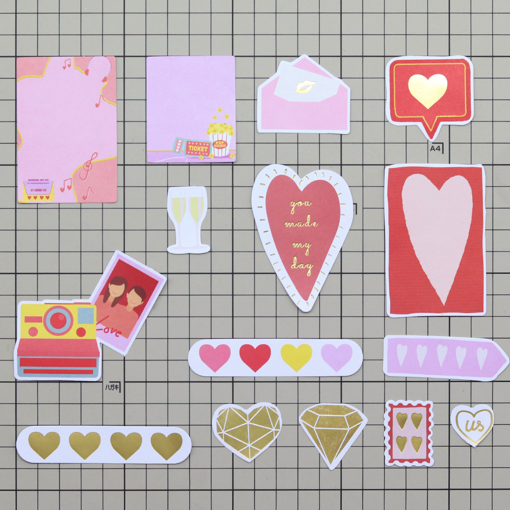 Creative Path 140pcs Pink Red  - Embellishments For Scrapbooking 评论和价格