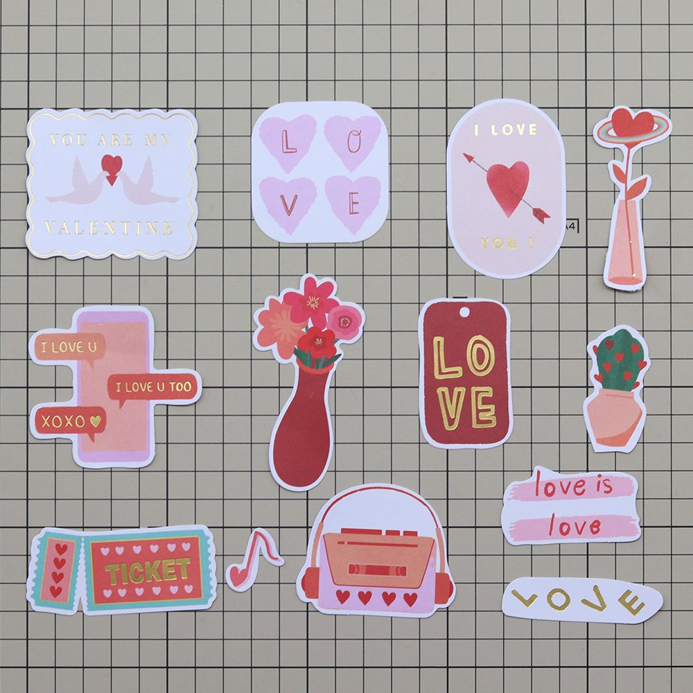 Creative Path 140pcs Pink Red  - Embellishments For Scrapbooking 评论和价格