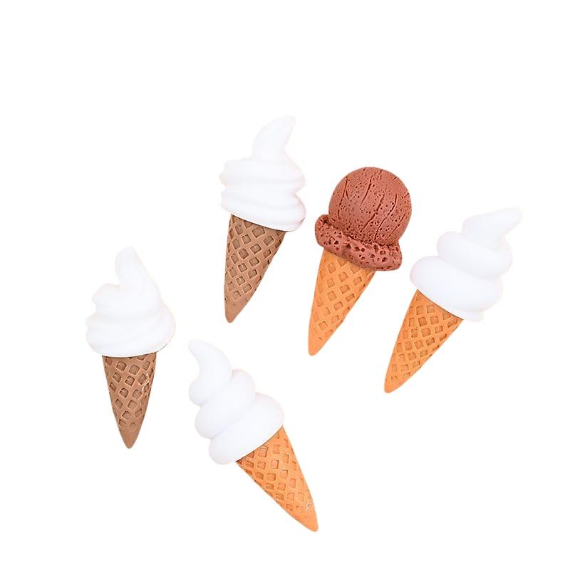 Kawaii Mini Resin Ice Cream Em - Embellishments For Scrapbooking 评论和价格