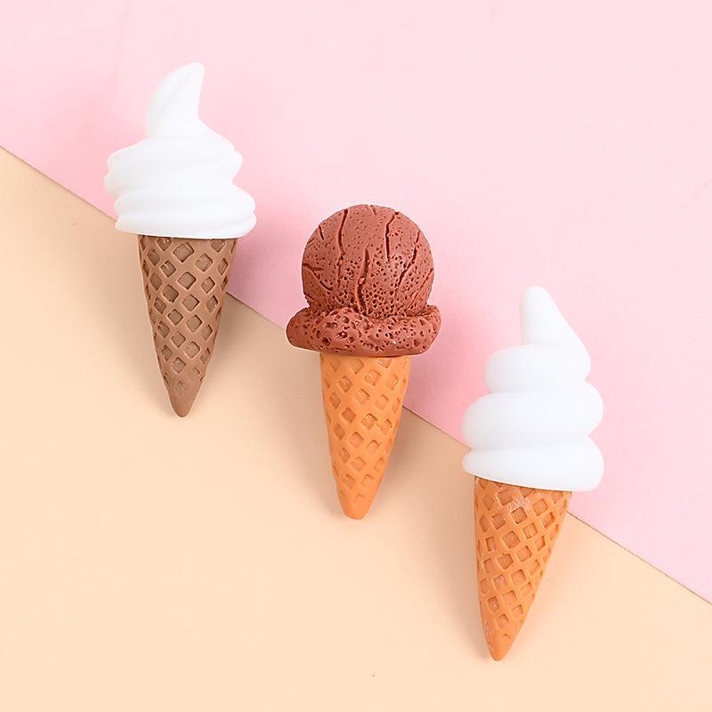 Kawaii Mini Resin Ice Cream Em - Embellishments For Scrapbooking 评论和价格