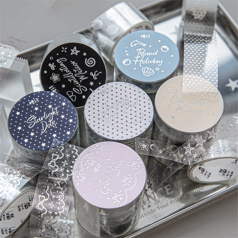 3 rolls Basic Versatile PET Ad - Embellishments For Scrapbooking 评论和价格