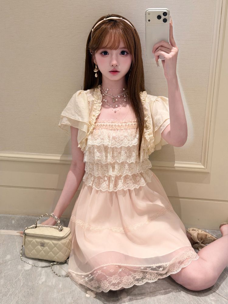 Japanese Vintage Sweet Lolita  - Elastic Lace Trim 评论和价格
