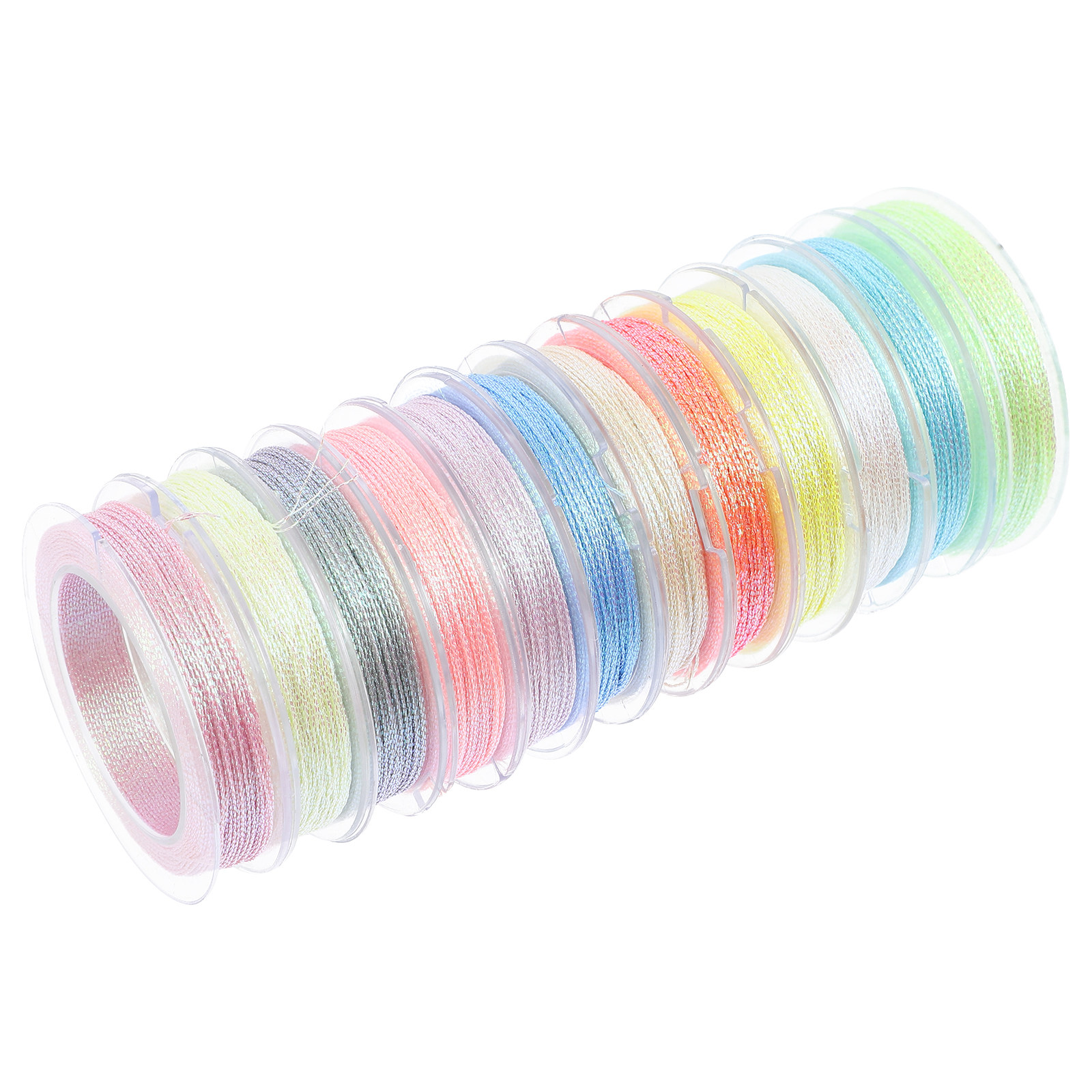 12 Rolls Night Glow Embroidery - Embroidery Craft 评论和价格