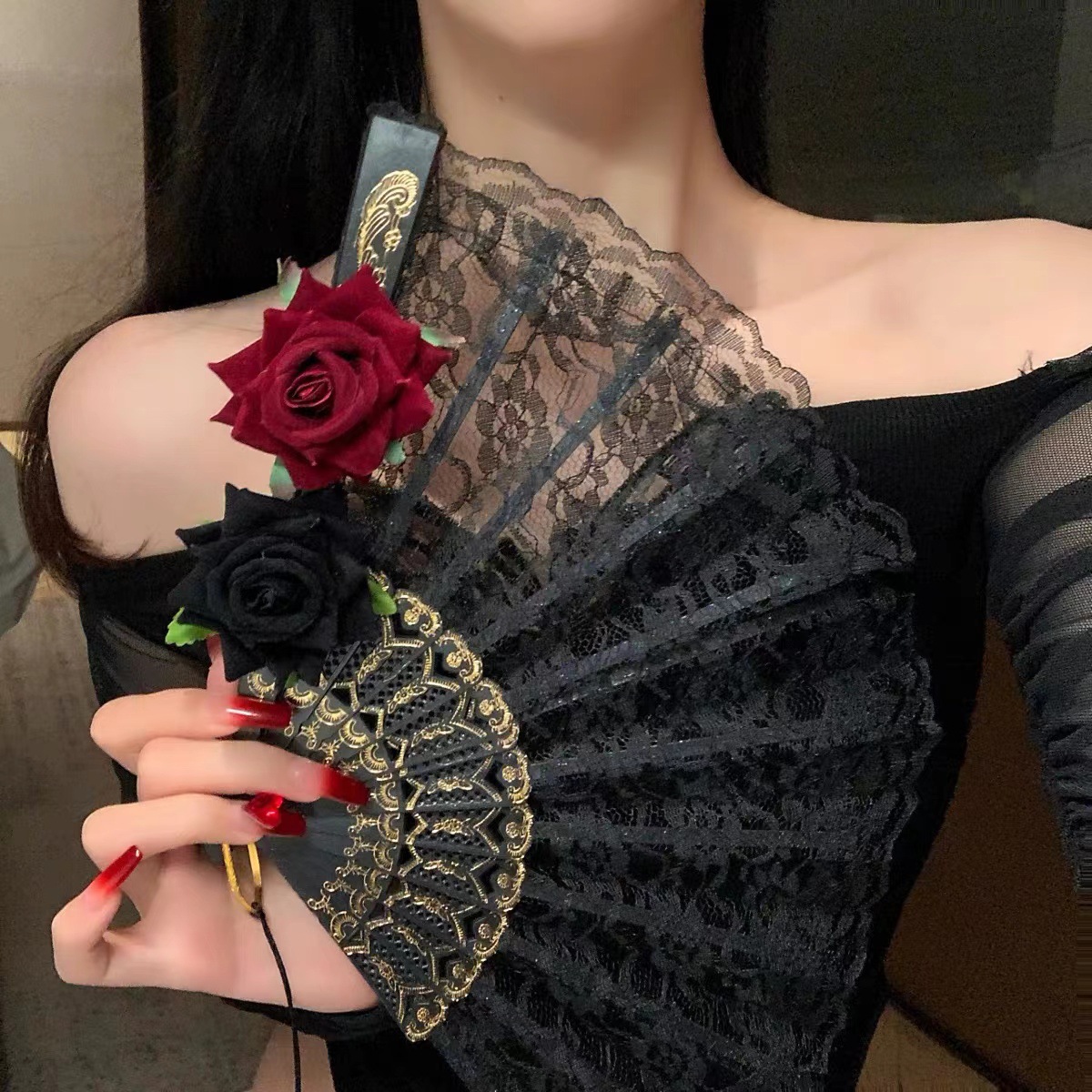 Female Lace Hand Lolita Gothic - Tassel Fringe Trim 评论和价格