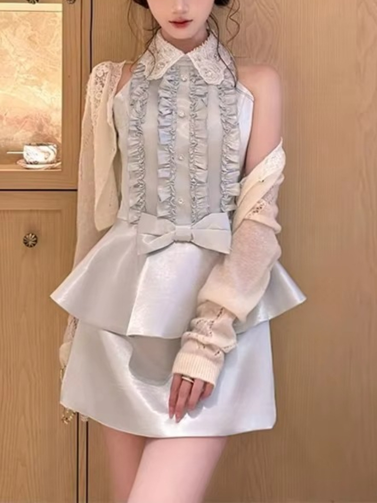 French Sweet Stain Harajuku Lo - Elastic Lace Trim 评论和价格