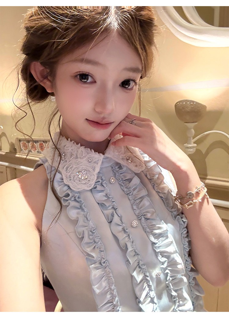 French Sweet Stain Harajuku Lo - Elastic Lace Trim 评论和价格