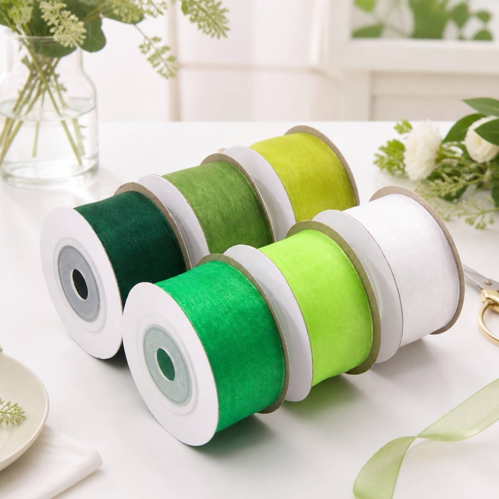 Transparent Decorative Ribbon  - Organza Ribbon Spool 评论和价格