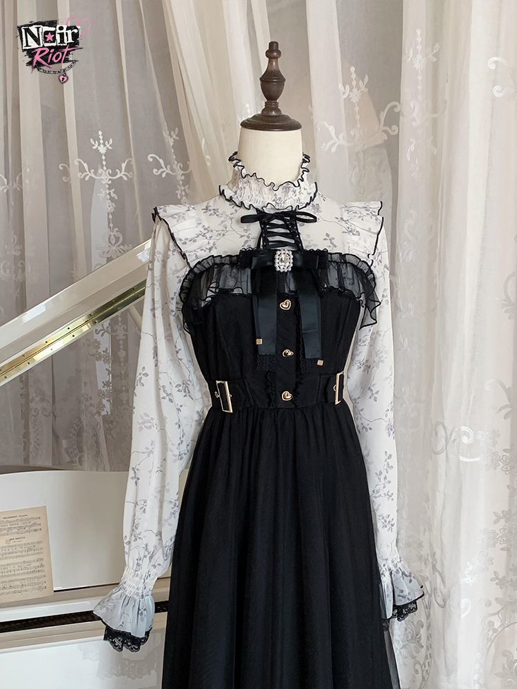 French Vintage Lolita Dress Wo - Elastic Lace Trim 评论和价格