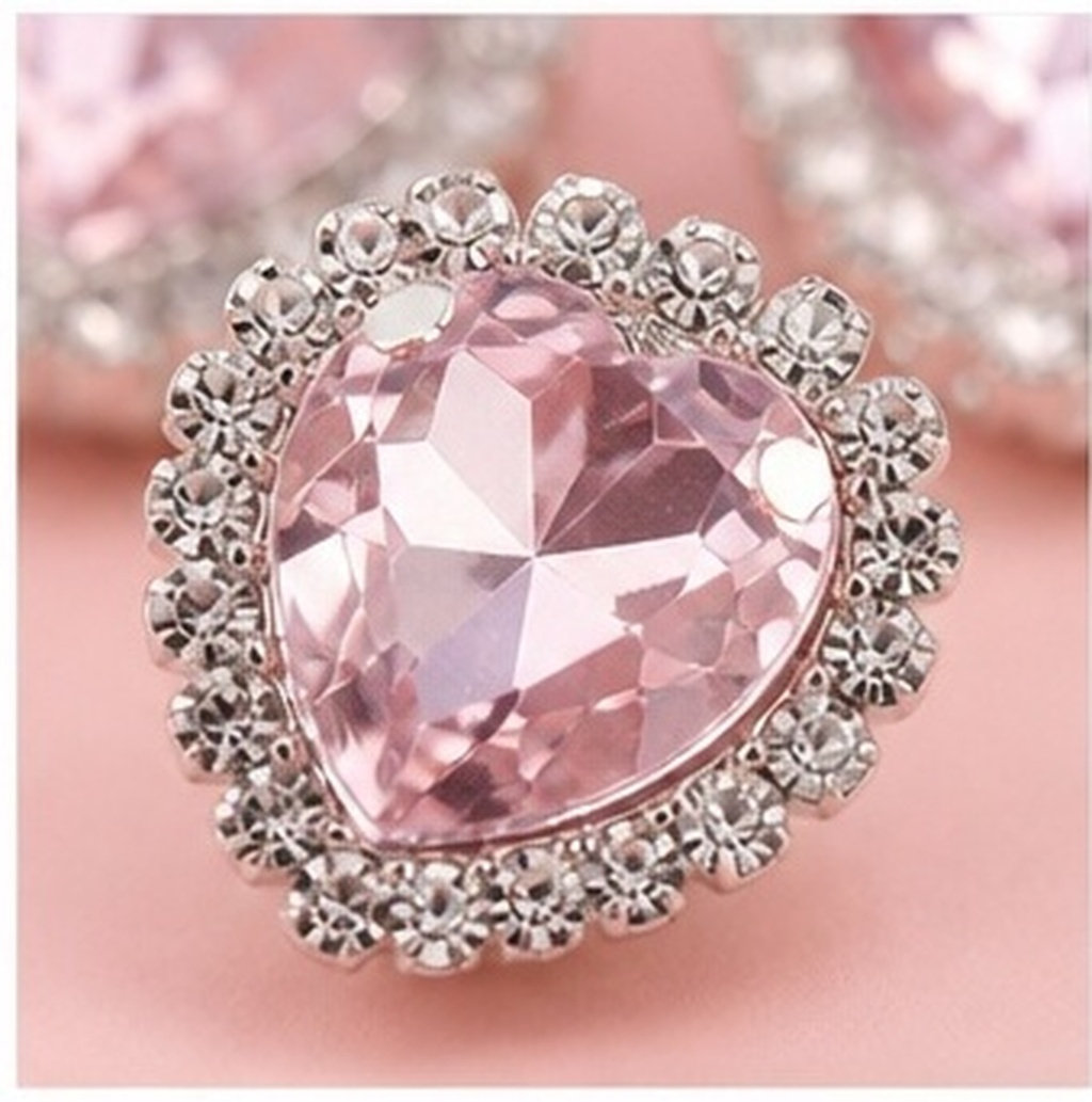 30Pcs Heart Shape Alloy DIY Cr - Embellishment Glue Craft 评论和价格