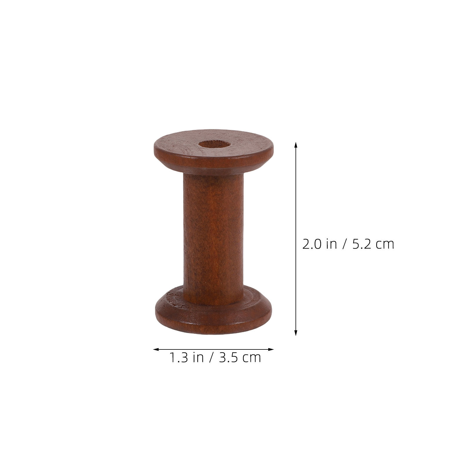 5Pcs Wooden Spools for Thread  - Embroidery Craft 评论和价格